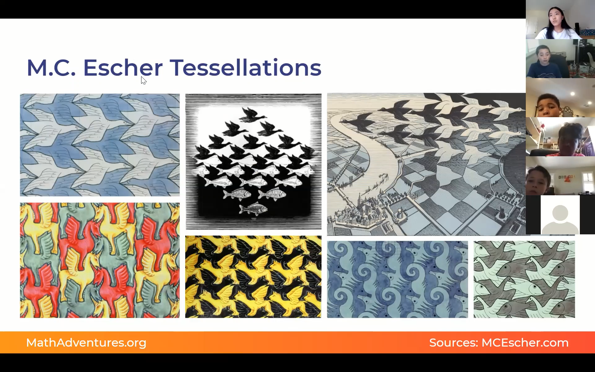 A Math Adventures lesson on tessellations